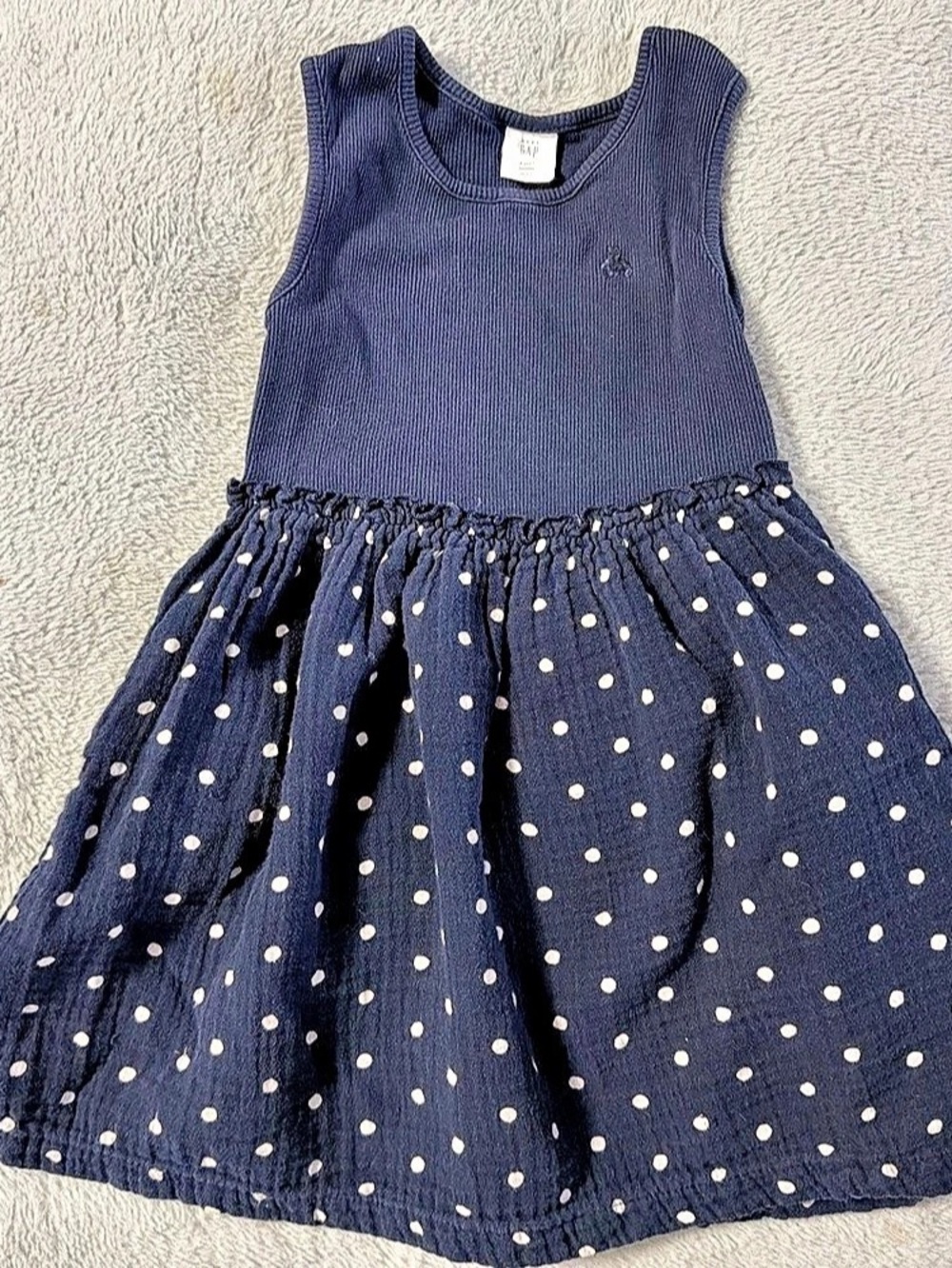 Gap Girls Polka Dot Dress Size 4T Like New